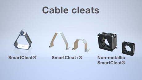 Our cable cleat range - SmartCleat