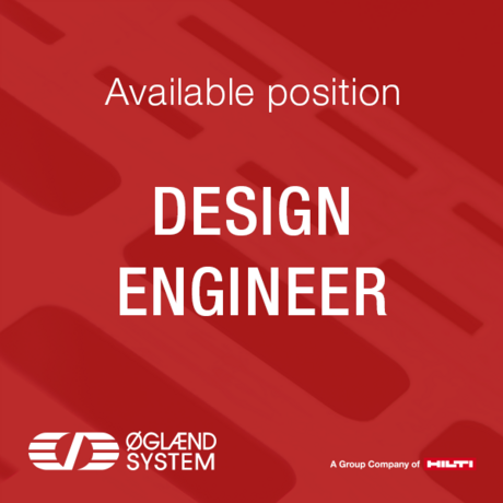 Available position Design Engineer