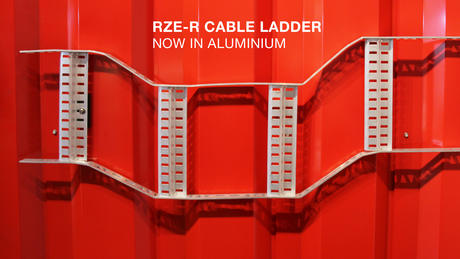 RZE-R Cable Ladder System for Ships in Aluminium.